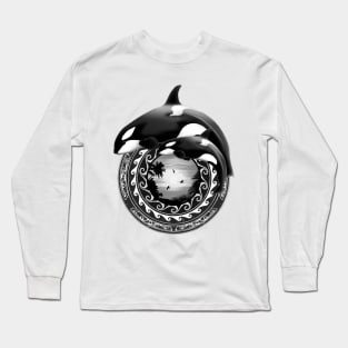 Orca Killer Whales Long Sleeve T-Shirt